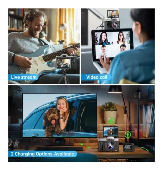 Cámara Digital 4K Ultra HD 16X Zoom