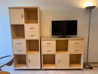 Aparador y Estantería Modular Madera