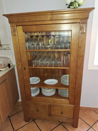 Muebles Comedor Nogal Macizo Alta Calidad