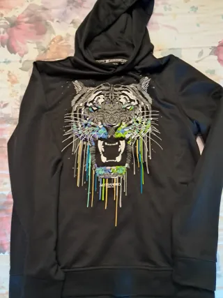 Felpa Alessandro Zavetti con stampa tigre