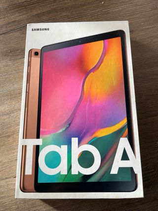 Samsung Galaxy Tab A Dorado rosado + 2 fundas