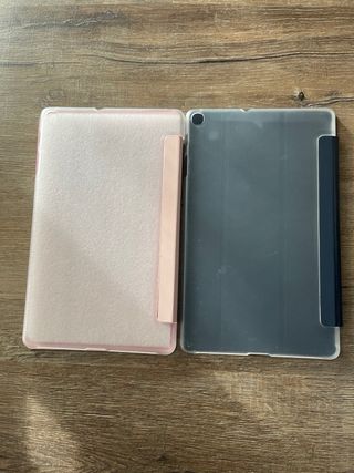 Samsung Galaxy Tab A Dorado rosado + 2 fundas