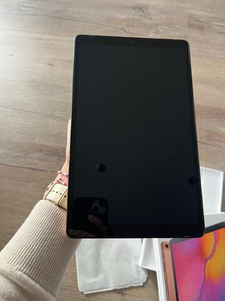 Samsung Galaxy Tab A Dorado rosado + 2 fundas