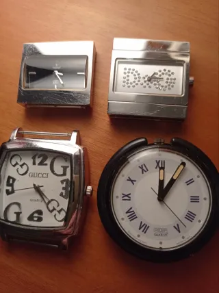 Lote 4 Relojes (Gucci, Swatch, D&G)