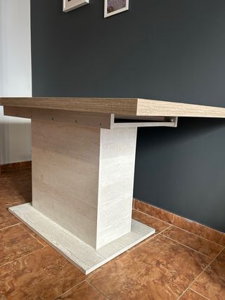 Mesa comedor extensible madera