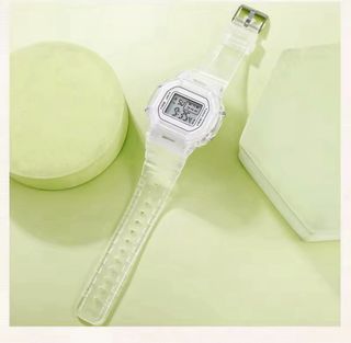Reloj Digital Transparente Blanco