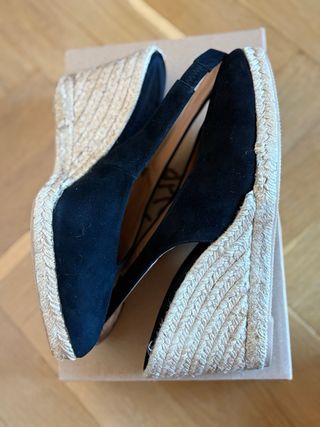 Alpargatas Espartanas Negras Talla 39