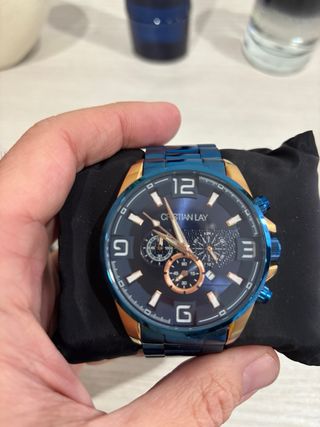 Reloj Cristian Lay Hombre Azul/Dorado