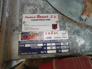 Grupo de aspiración CORAL LEINI para carpinteria