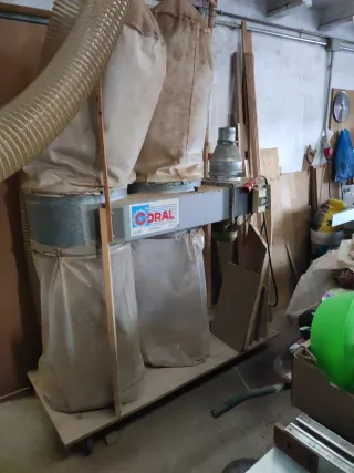 Grupo de aspiración CORAL LEINI para carpinteria