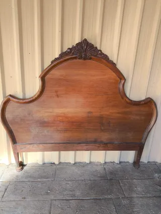 Cabecero artesanal caoba