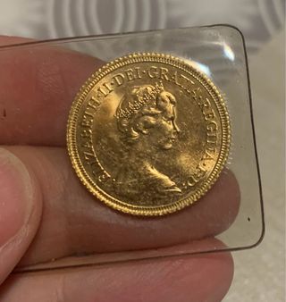 Sterlina Oro 1978 Regina Elisabetta II