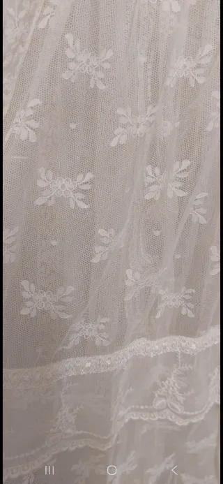 Vestido Vintage Ibicenco posible de novia. Años 70