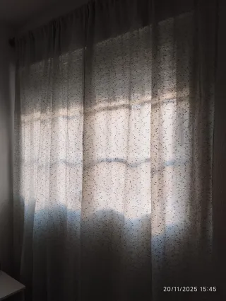 Cortinas verde menta