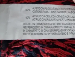 Jersey de punto rojo y azul Pull & bear