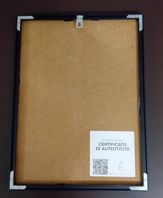 Quadro con certificato di autenticità