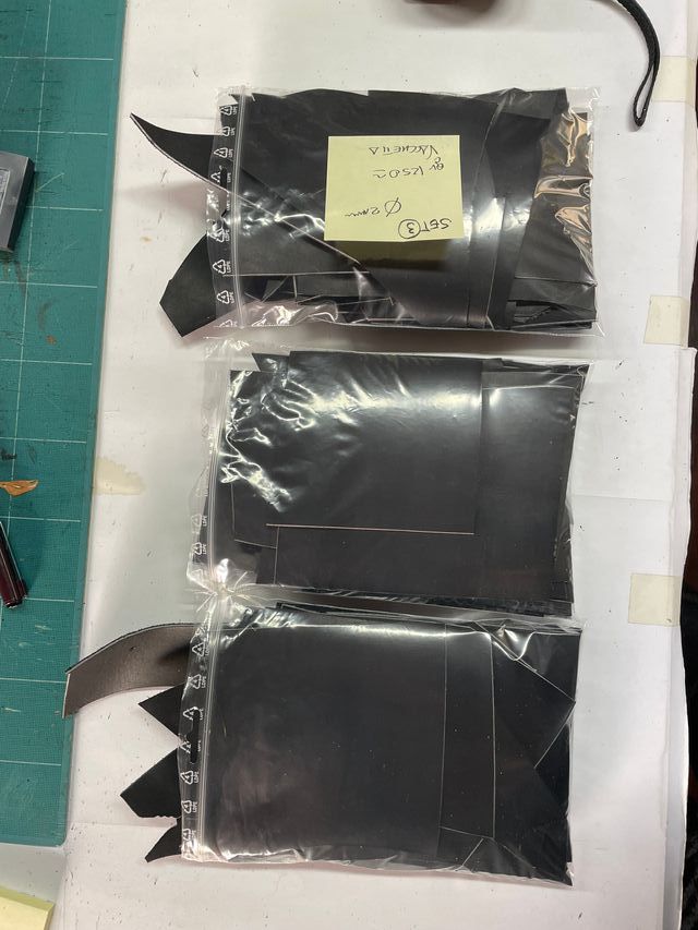 SET 3: Ritagli Pelle Vacchetta 2mm