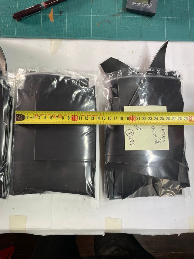 SET 3: Ritagli Pelle Vacchetta 2mm