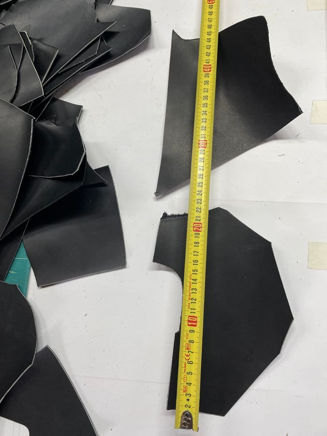 SET 3: Ritagli Pelle Vacchetta 2mm