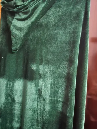 Capa Bruja Verde Terciopelo poliester fino