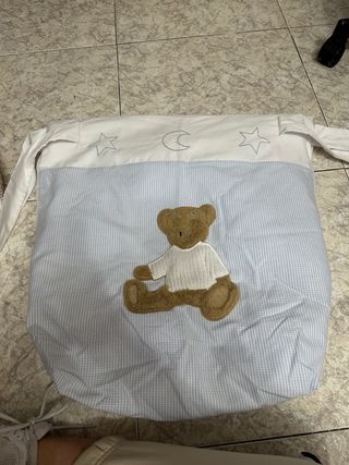 Funda capazo osito azul