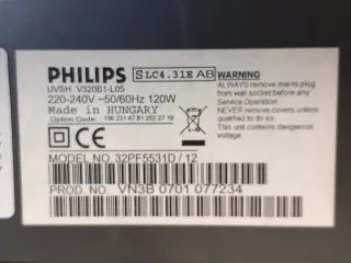 TV Philips 32 HD ready con TDT HD y mandos.