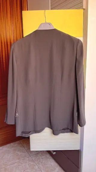 Chaqueta fina negra pedrería talla 46