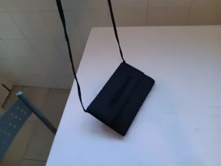 Borsetta Fendi blu tessuto