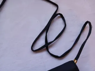 Borsetta Fendi blu tessuto