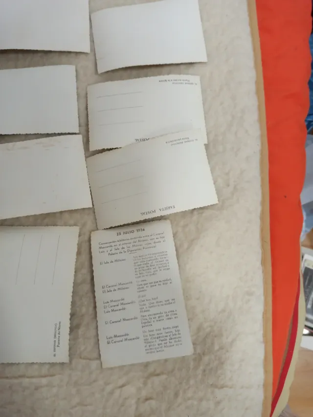 Lote di 12 Vecchie Cartoline Postali