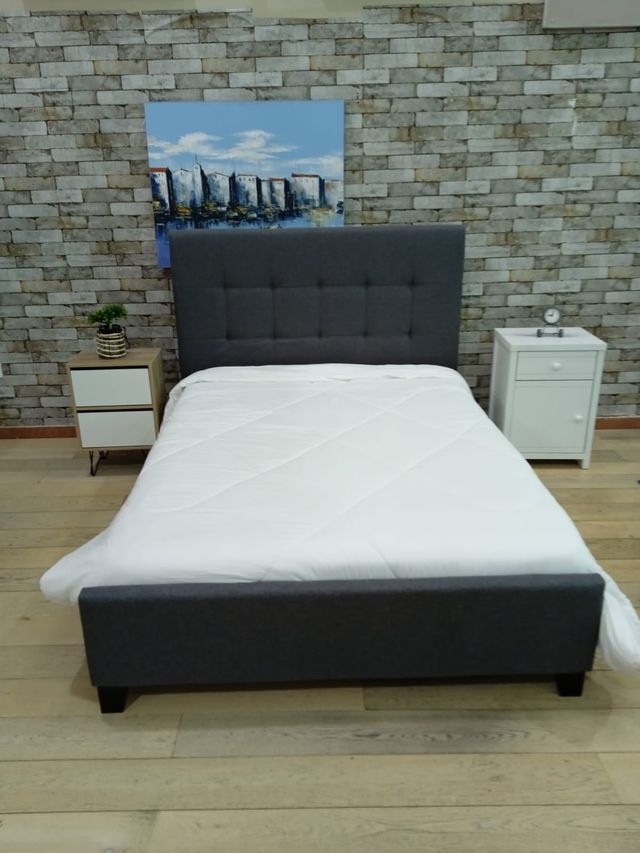 OFERTON DE CAMA CON SOMIER,COLCHON Y CABECERO