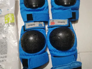 Pack Protecciones Oxelo Azul Rodilleras y Coderas