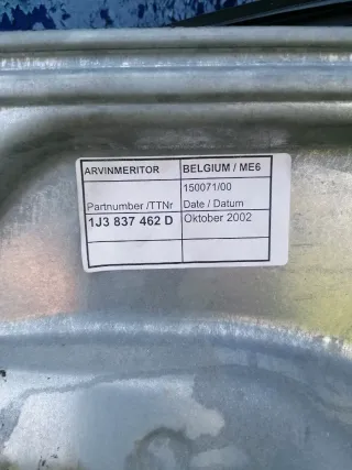 Alza cristales Golf Mk4 2 puertas, der, izquierda