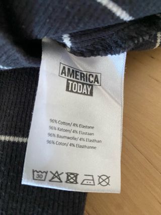 Vestido de rayas America Today Talla M