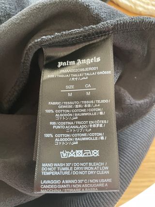 Sudadera Palm Angels Negra