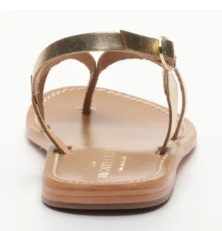 Sandalias doradas talla 36