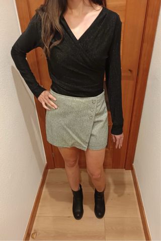 Falda pantalón mini fiesta