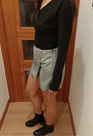 Falda pantalón mini fiesta