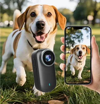 Cámara de acción 4K WiFi Negra