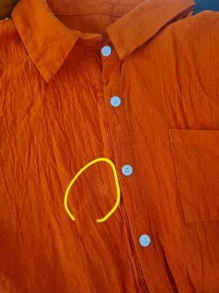 Conjunto naranja: camisa y short