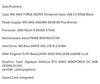 Ordenador ASUS Negro