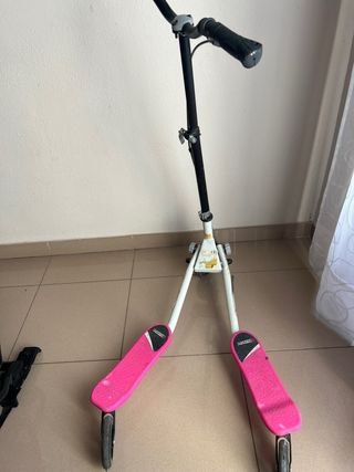 Patinete 3 ruedas niña rosa