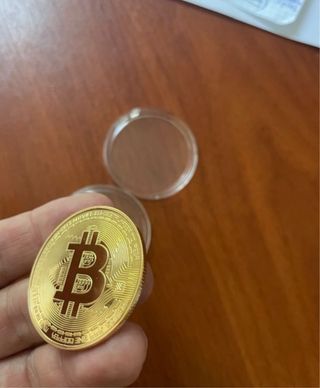 Moneda Conmemorativa Bitcoin BTC