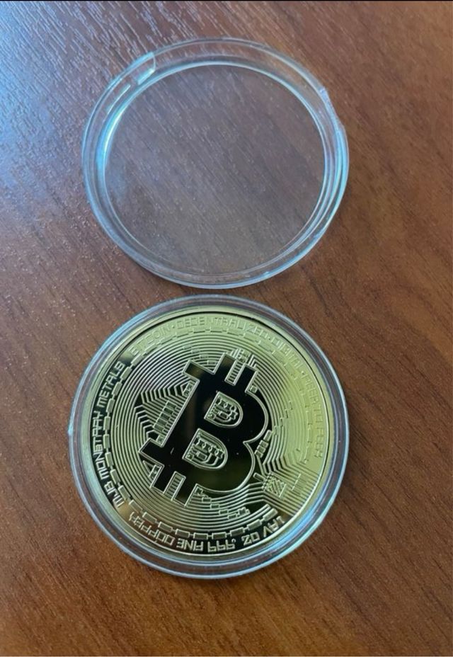Moneda Conmemorativa Bitcoin BTC