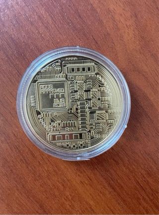 Moneda Conmemorativa Bitcoin BTC
