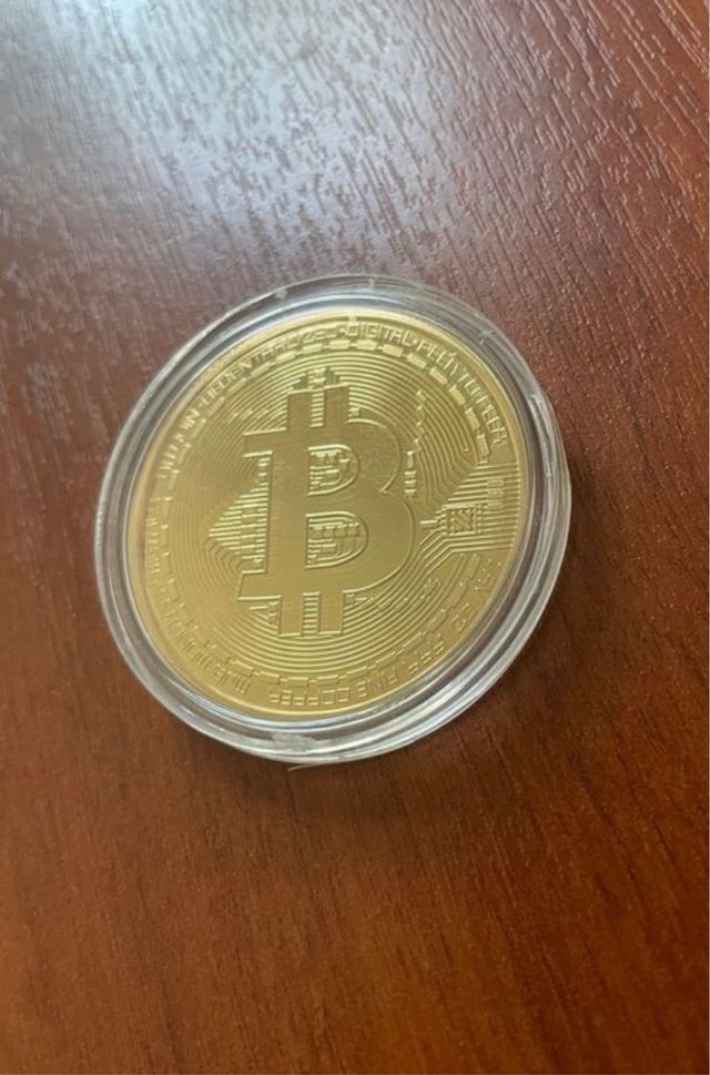 Moneda Conmemorativa Bitcoin BTC