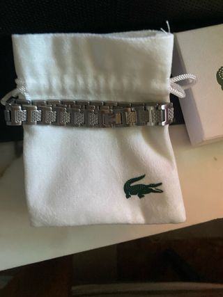 pulsera Lacoste plateada