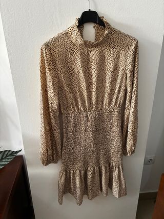 Vestido estampado animal print