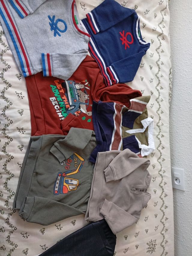 Lote 6 sudaderas Bebé Niños