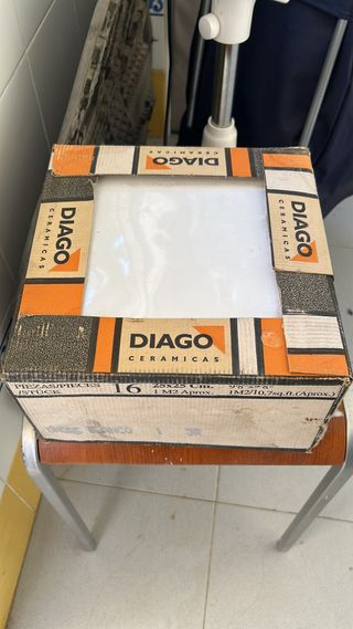 2 Cajas Azulejos Diago Cerámicas 25x25cm